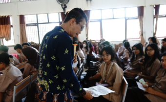 Kegiatan Uji Petik data peserta didik di Sekolah Menengah Atas Negeri (SMAN) 3 Palangka Raya, Kamis (21/05/2026)