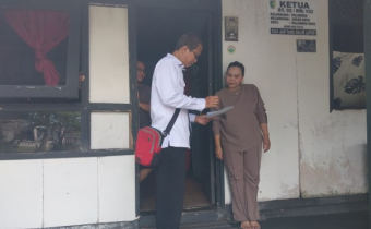 Uji Petik dengan menyambangi rumah warga secara door-to-door, Kamis (18/06/2026)