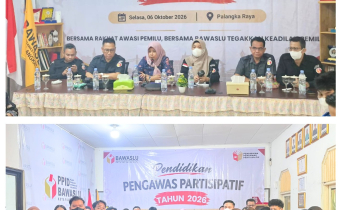 PENGAWASAN PEMILU BUKAN HANYA TUGAS BAWASLU, MASYARAKAT PUNYA PERAN PENTING