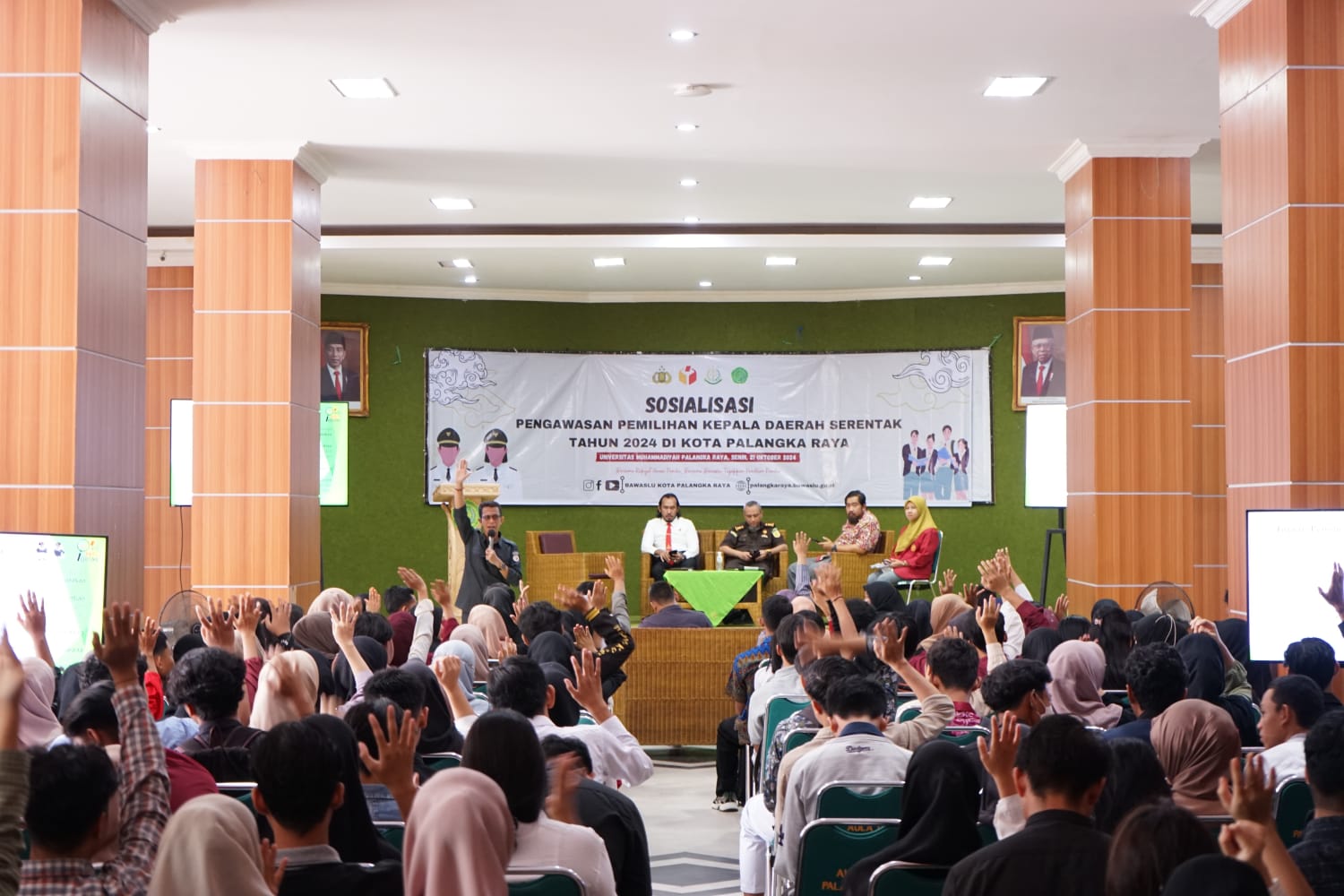 Sosialisasi Pengawasan Pemilihan Kepala Daerah Serentak Tahun 2024 di Palangka Raya