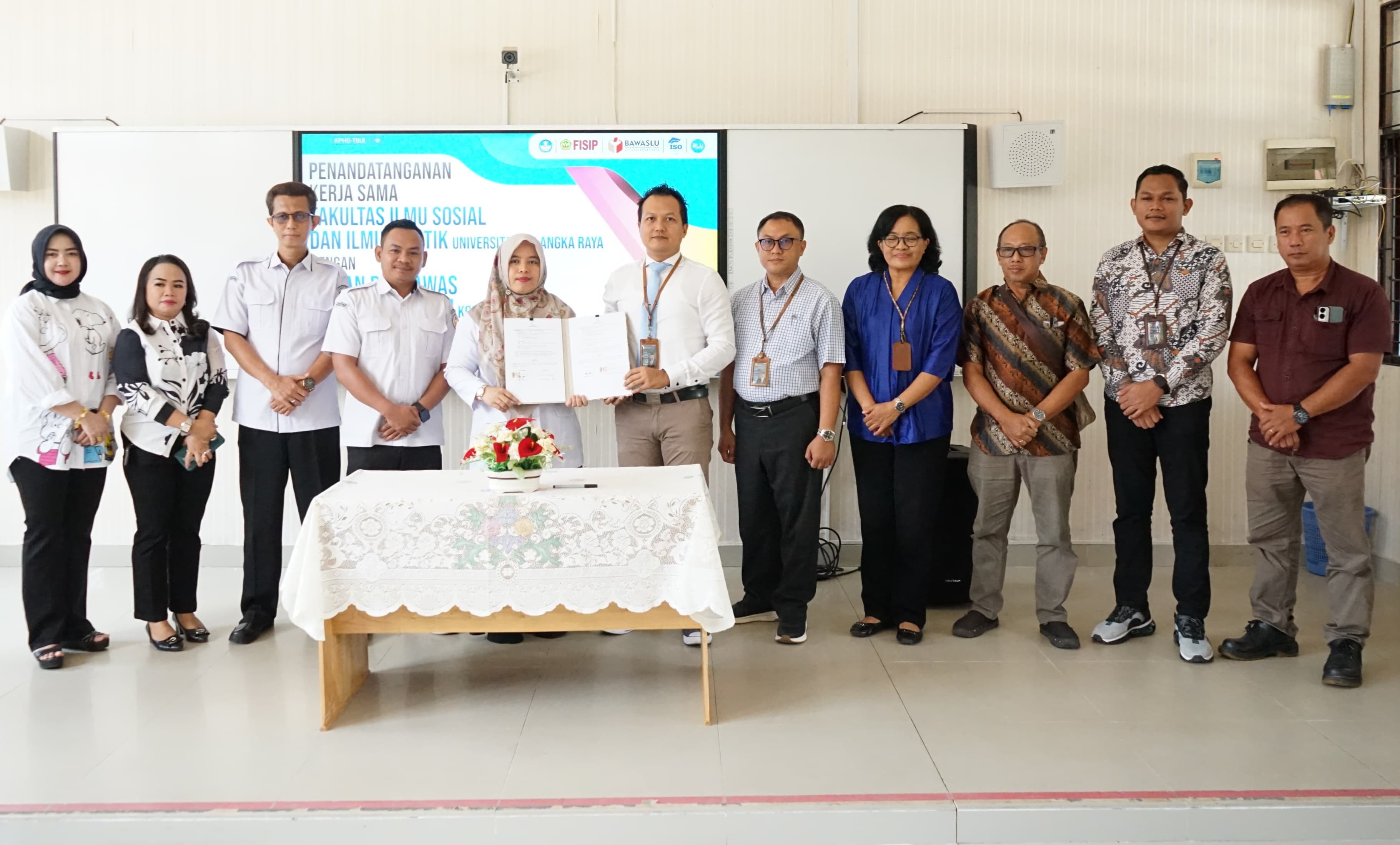 Bawaslu Kota Palangka Raya Menjalin Kerjasama Dengan FISIP UPR