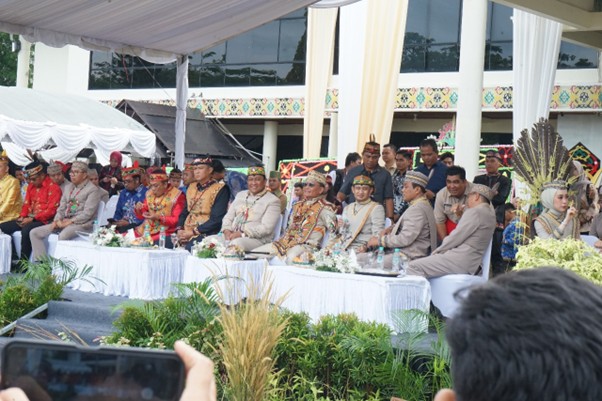 Peringatan Hari Jadi Kota Palangka Raya ke-68 tahun di Halaman Kantor Walikota Palangka Raya