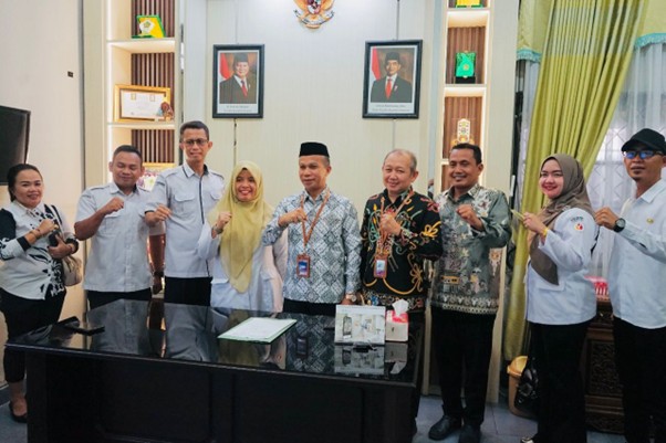 Audiensi Bawaslu dengan Kemenag di Kantor Kemenag Kota Palangka Raya