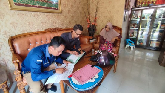 Pencoklitan Terbatas yang dilakukan disalah satu rumah warga di Kota Palangka Raya