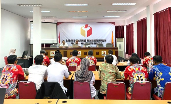 Rapat Dalam Kantor (RDK) "Evaluasi Pelaksanaan Perselisihan Hasil Pemilihan Umum Tahun 2024 di Bawaslu Provinsi Kalimantan Tengah, (29/10/2025)