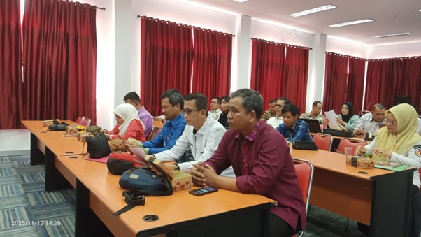 Rapat Persiapan Pemutakhiran Data Pemilih Berkelanjutan (PDPB) Triwulan IV di Ruang Aula Rapat Kantor Bawaslu Provinsi Kalimantan Tengah (12/11/2025)