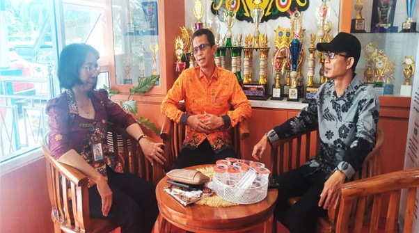 Bawaslu Kota Palangka Raya audiensi ke SMAN 3 Palangka Raya, Kamis (17/11/2025)