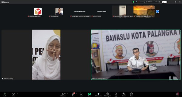 Rapat Koordinasi (Rakor) Persiapan Pemutakhiran Data Pemilih Berkelanjutan (PDPB) Triwulan I secara daring via zoom, Rabu (11/03/2026)
