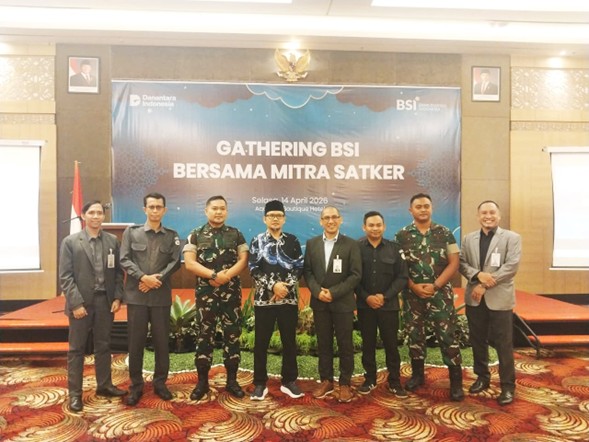 Kegiatan Gathering BSI bersama Mitra Satker di Aquarius Boutique Hotel, Selasa (14/04/2026)