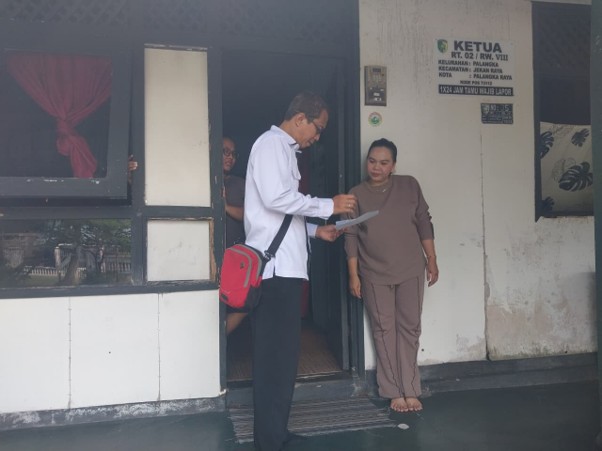 Uji Petik dengan menyambangi rumah warga secara door-to-door, Kamis (18/06/2026)