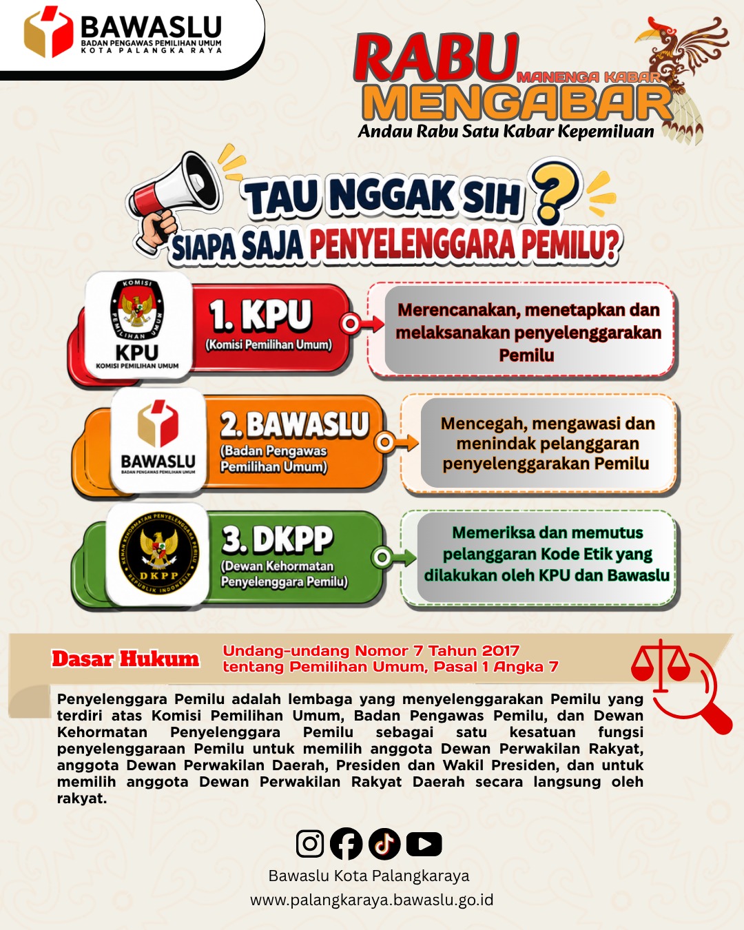 Tau Nggak Sih, Siapa Saja Penyelenggara Pemilu?