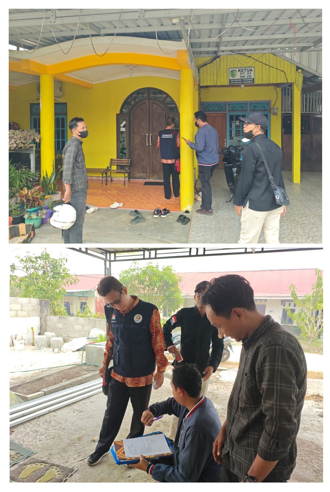 BAWASLU KOTA PALANGKA RAYA KAWAL LANGSUNG PENCOCOKAN DATA PEMILIH KPU