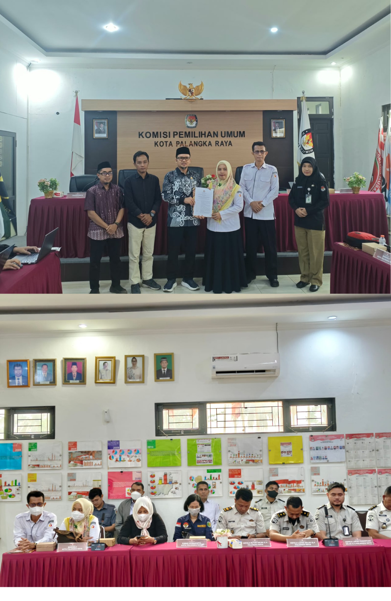 BERSAMA LINTAS INSTANSI, BAWASLU PALANGKA RAYA PASTIKAN DATA PEMILIH MAKIN AKURAT DAN INKLUSIF