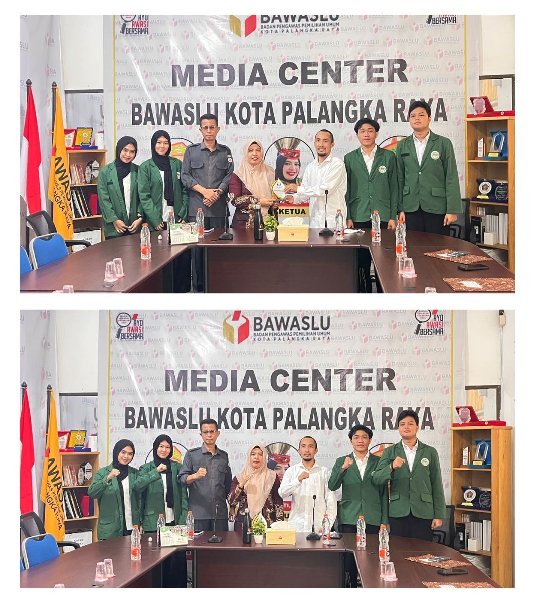 MAHASISWA UIN PALANGKA RAYA TUNTASKAN MAGANG DI BAWASLU