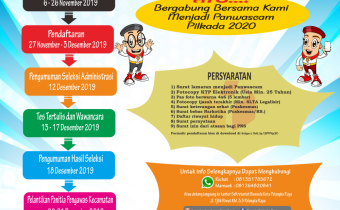 Rekrutmen Panitia Pengawas Pemilihan Kecamatan Kota Palangka Raya