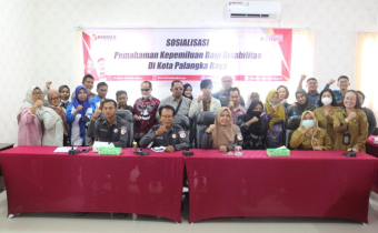 BAWASLU KOTA PALANGKA RAYA EDUKASI DISABILITAS  TENTANG KEPEMILUAN