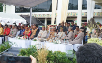 Peringatan Hari Jadi Kota Palangka Raya ke-68 tahun di Halaman Kantor Walikota Palangka Raya