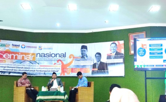 Seminar Nasional di Aula Utama Kampus Universitas Muhammadiyah Palangka Raya