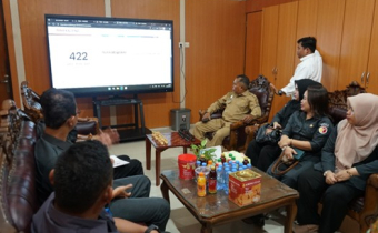 Pemutakhiran Data Pemilih Berkelanjutan (PDPB) di Kantor Dinas Pendidikan Provinsi Kalimantan Tengah
