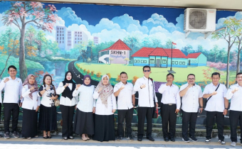 Kunjungan Audiensi Bawaslu Kota Palangka Raya ke Sekolah Khusus Negeri Palangka Raya di  Jl. RTA Milono