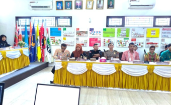 Rapat Pleno Terbuka Pemutakhiran Data Pemilih Berkelanjutan (PDPB) Triwulan IV Tahun 2025 yang diselenggarakan oleh Komisi Pemilihan Umum (KPU) Kota Palangka Raya, Sabtu (06/12/2025)
