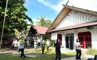 Program Jumat Sehati yang dilaksanakan di Halaman Kantor Bawaslu Kota Palangka Raya, Jumat (30/01/2026).