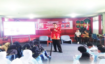 Kegiatan Sosialisasi Kepemiluan bagi pemilih pemula di SMA Muhammadiyah 1 Palangka Raya, Jumat (22/05/2026)