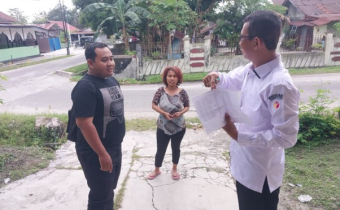 Kegiatan uji petik ke lapangan di kawasan Kota Palangka Raya, Rabu (10/06/2026)