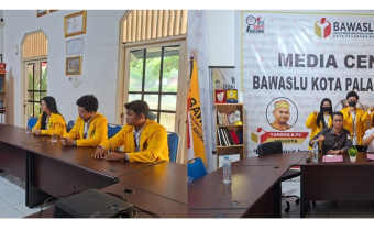 Penerimaan Mahasiswa MBKM dari FH UPR di Kantor Bawaslu Kota Palangka Raya, Senin (31/08/2026)