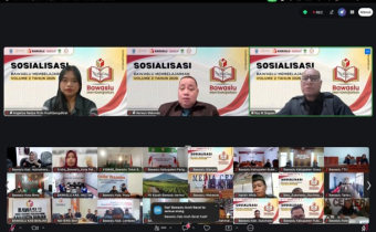 Bawaslu Membelajarkan Volume II yang diselenggarakan oleh Bawaslu RI secara daring melalui Zoom Meeting, Senin (03/08/2026)